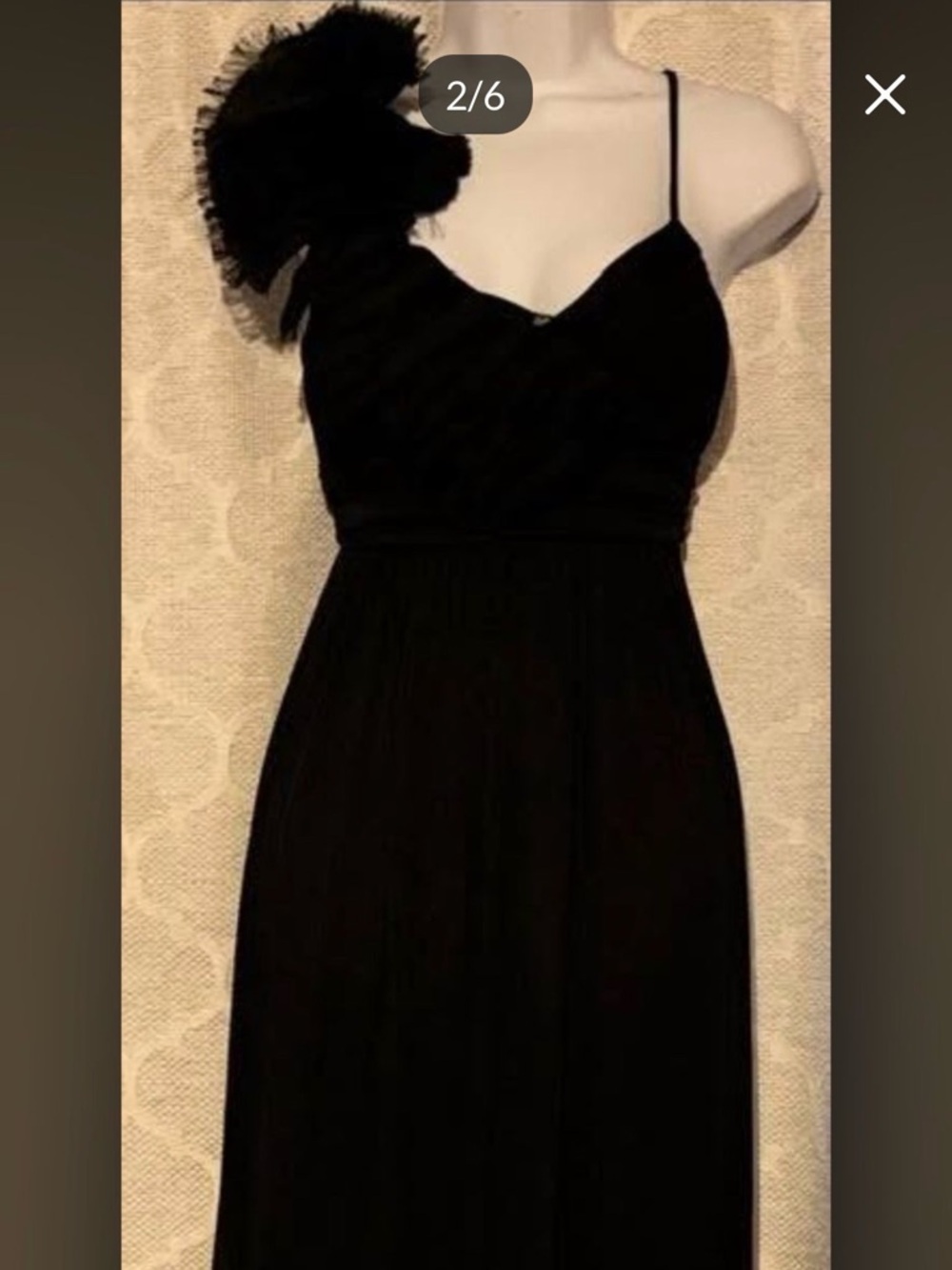 Classic Black Maxi Dress - Elegant Women's Evening Gown